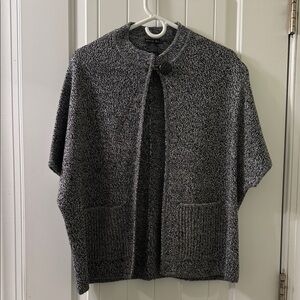 Gray Women's Cardigan Sweater